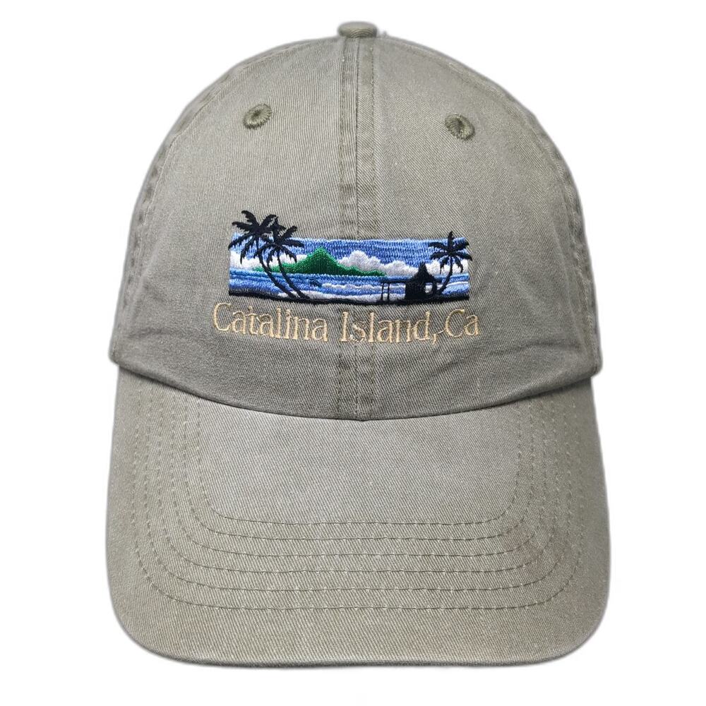 Fahrenheit Headwear Company Baseball Cap Beige OSFM Catalina Island Hat Cotton